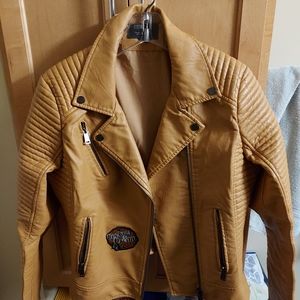 red fox leather jacket